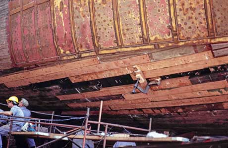Hero in the shipyard