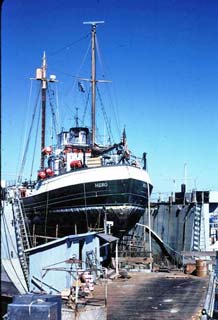 Hero in drydock