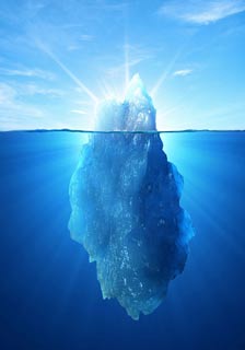 the tip of the iceberg