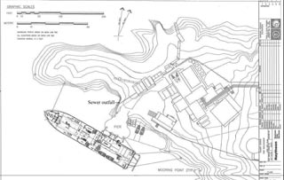 diagram of the LMG at the pier