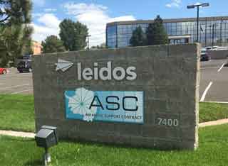 the Leidos logo