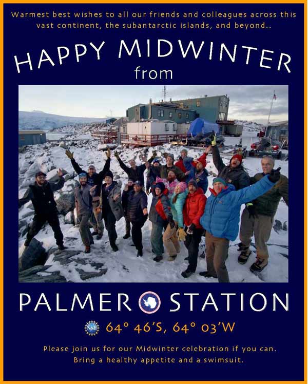 Palmer midwinter greeting  
card