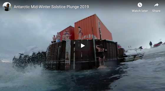 Palmer polar plunge video