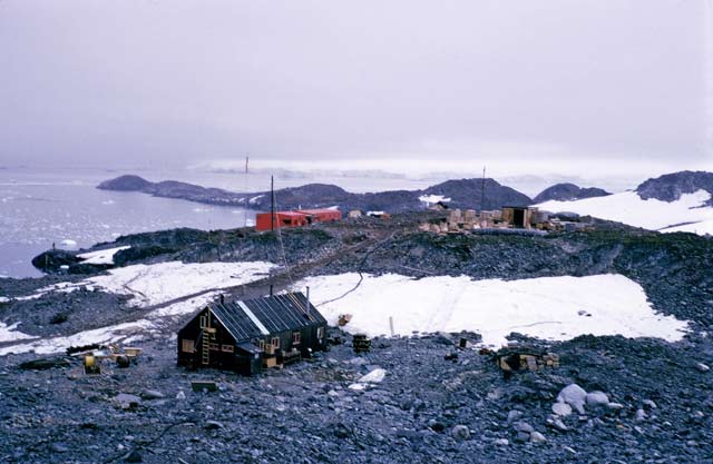 BAS Base N and Palmer Station in 1965