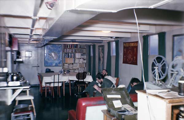 The original OP all purpose galley/library/rec room