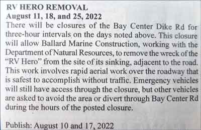notice to residents