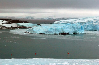 from under the Marr Ice Piedmont Detrich Island