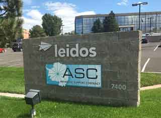 sign of the times the Leidos logo