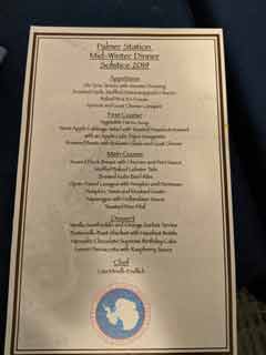 the midwinter dinner menu