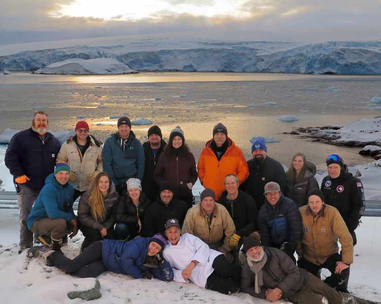 the Palmer team at midwinter