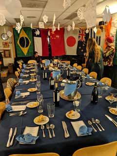 the midwinter dinner table