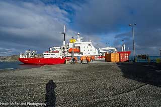 research vessel Noosfera at Palmer