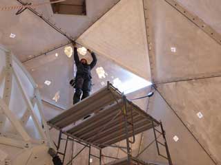 there must be some way out of here... replacing radome panels