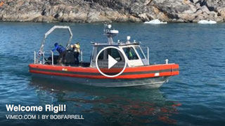 cruisin' the first RHIB test drive at Palmer Station