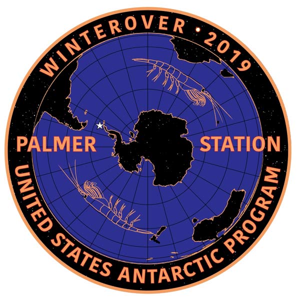 The 2019 winterover patch The 2019 winterover patch