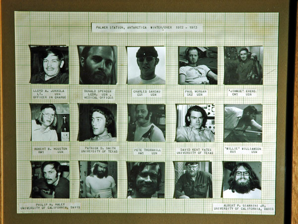 the Palmer 1973 winterovers