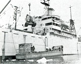 unloading the Northwest crane car body
