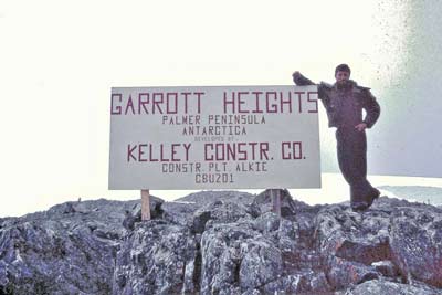 official sign on Gamage Point