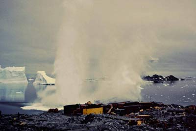 one of the blasts for the pier