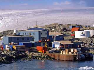 station as seen from the Polar Duke