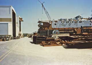 the shipyard