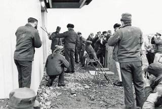 the dedication ribbon cutting